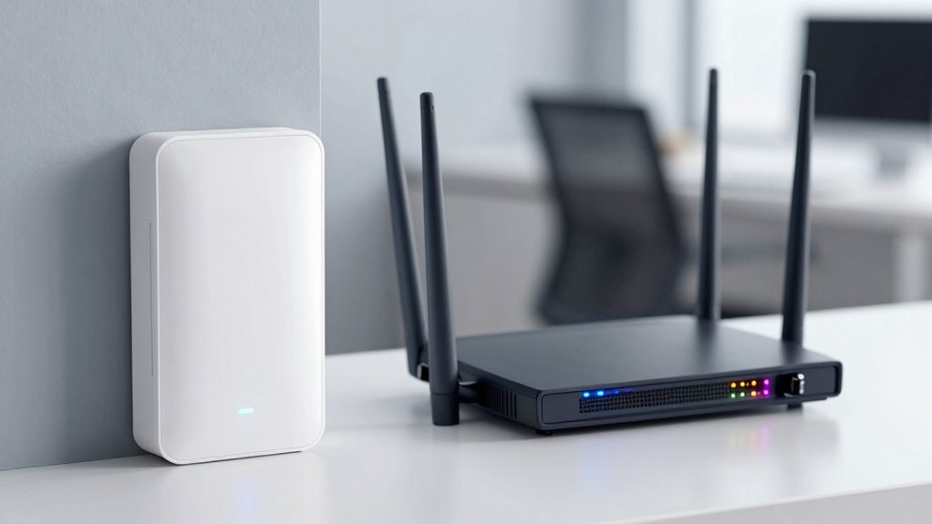 router manages network security