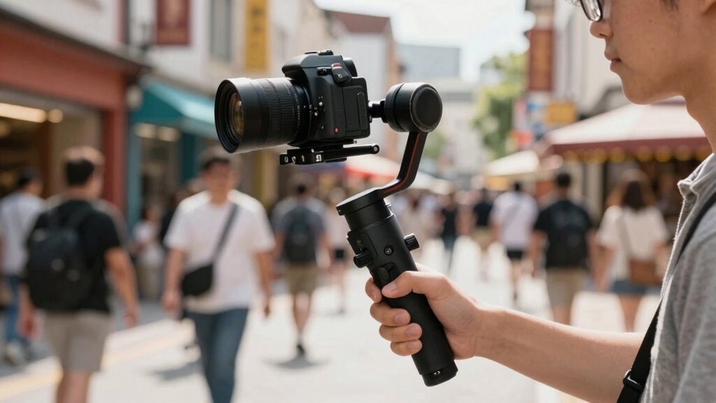 smooth stable cinematic footage