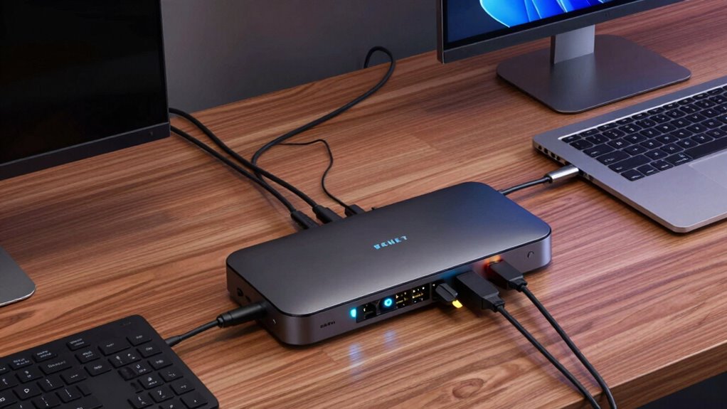 streamlined workspace with connectivity