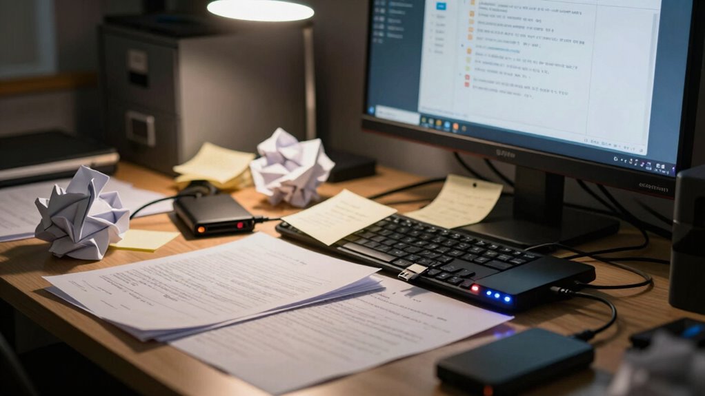 disorganized digital files cause failure