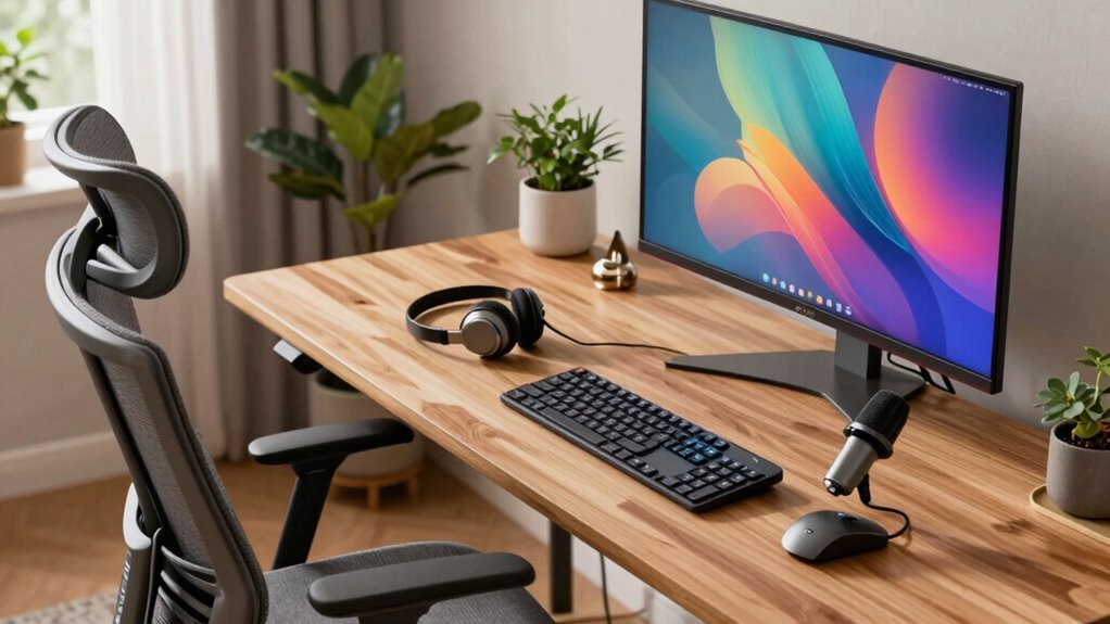 ergonomic connected sustainable workspace