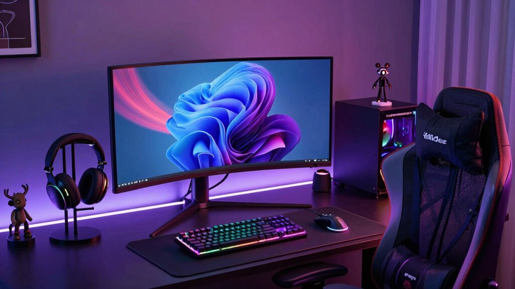 ergonomic immersive gaming environment