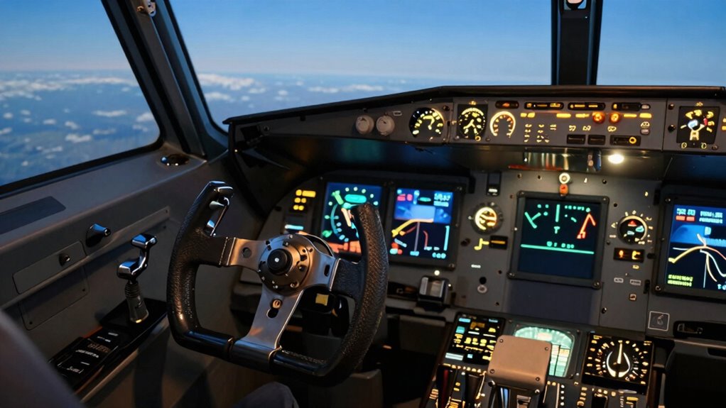 realistic flight simulator equipment