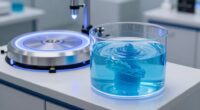 resin cleaning and curing