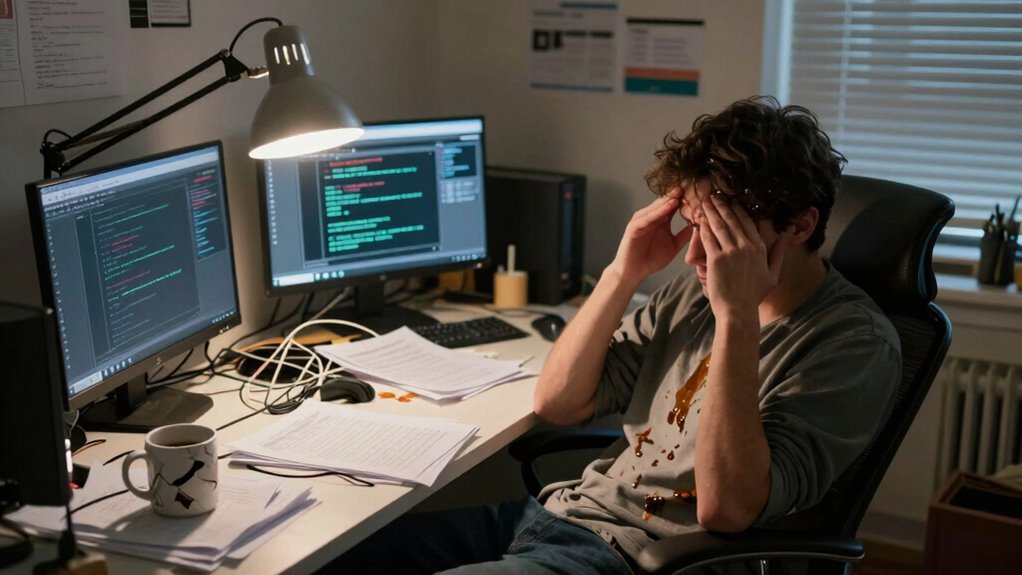 setup failure causes abandonment
