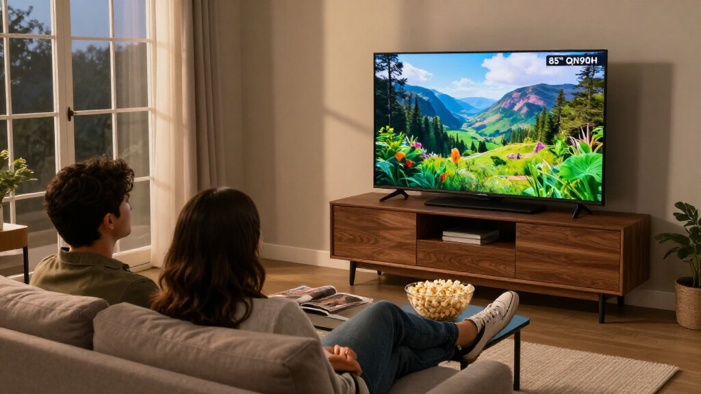 Bring Big-Screen Viewing Home: Samsung’s 85-Inch QN90H TV For $2,014